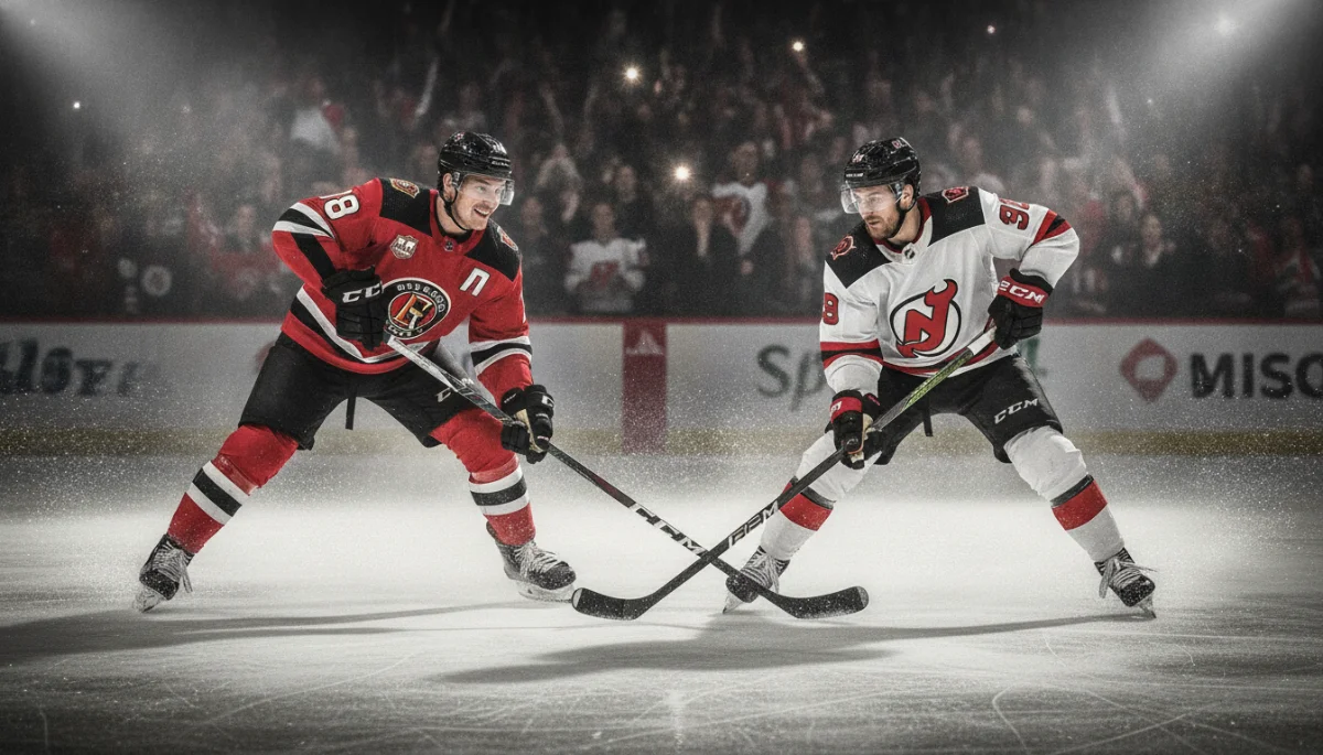 Two NHL Captains Set the Tone in Newark